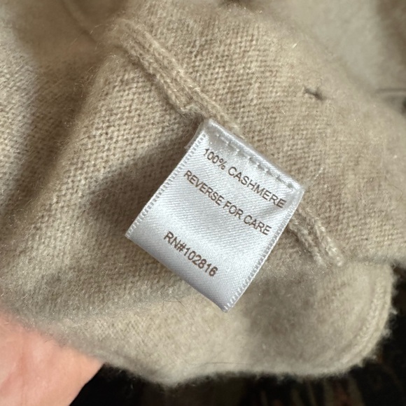 Eileen Fisher Sleepwear Cashmere Extra long Cardigan Robe - Picture 4 of 7